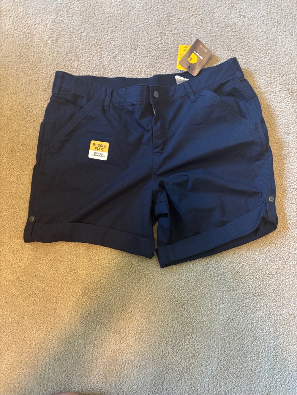 Rugged Flex Women's Navy Outdoor Shorts